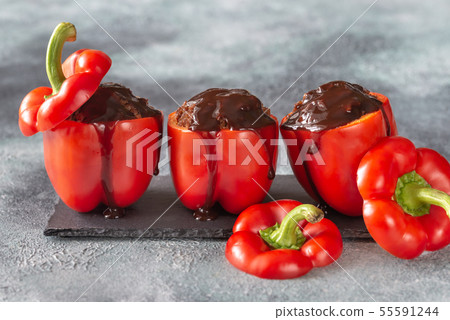Stuffed red peppers 55591244