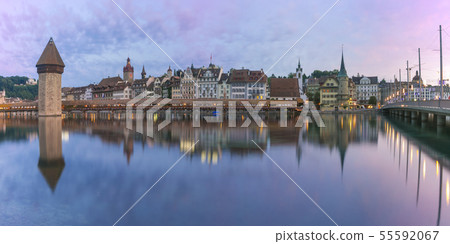 Lucerne at sunrise, Switzerland 55592067