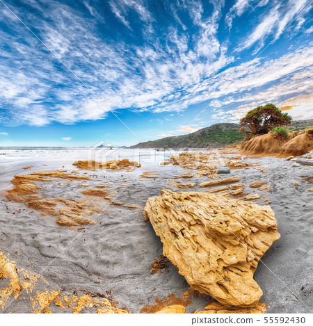 Fantastic view of Capo Carbonara beach with Fantastic view of Capo Carbonara beach with 55592430