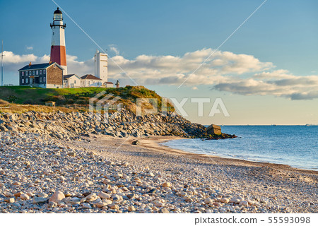 Montauk Lighthouse and beach 55593098