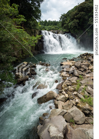Sekino Falls and river flow Sekino Falls and river flow 55593402