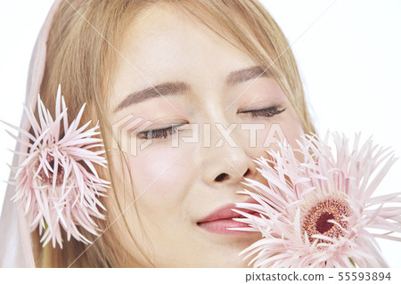 Flowers, Beauty, Young Women Flowers, Beauty, Young Women 55593894