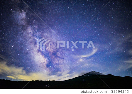 Milky Way seen from Mt. Chokai 55594345