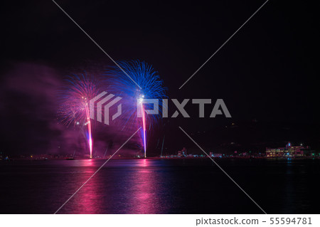 Seto Inland Sea Fireworks [Ushimadocho, Setouchi City, Okayama Prefecture] 55594781