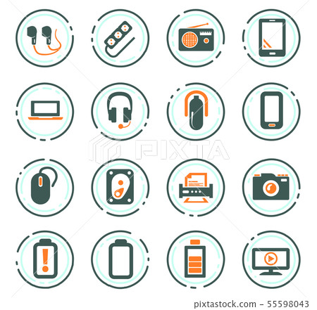 Devices icons set - Stock Illustration [55598043] - PIXTA
