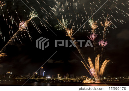 Big rice blast, valentine's day, fireworks Big rice blast, valentine's day, fireworks 55599478