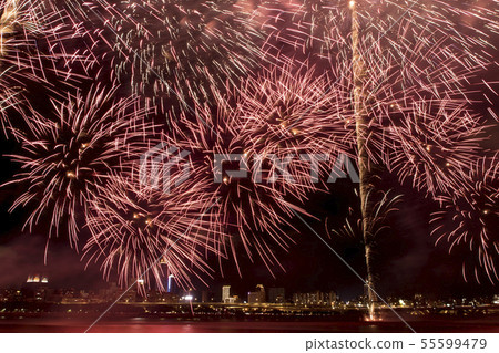 Big rice blast, valentine's day, fireworks Big rice blast, valentine's day, fireworks 55599479