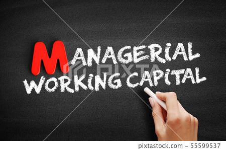 Managerial Working Capital text on blackboard Managerial Working Capital text on blackboard 55599537