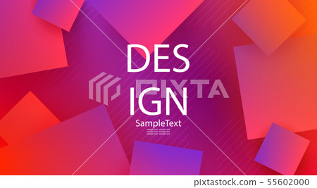 Abstract geometric background in red with a set... - Stock Illustration ...