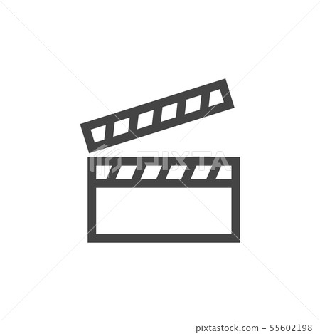 Clapperboard graphic design template vector Clapperboard graphic design template vector 55602198