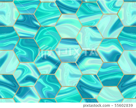 Marble abstract background in holographic glow color . Vector il 55602839