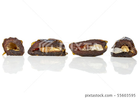 Dried date medjool isolated on white 55603595