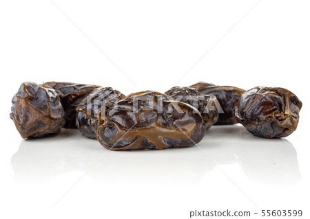 Dried date medjool isolated on white Dried date medjool isolated on white 55603599