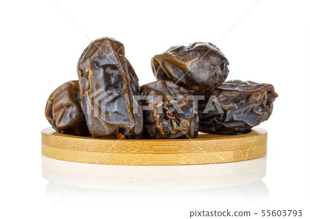 Dried date medjool isolated on white 55603793