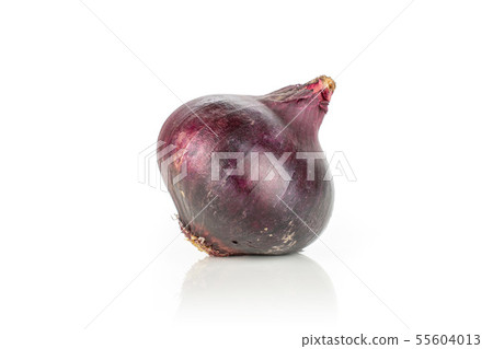 Stale red onion isolated on white 55604013