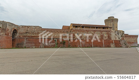 Medieval fort in Livorno, Italy 55604817