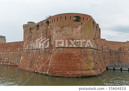 Medieval fort in Livorno, Italy Medieval fort in Livorno, Italy 55604818