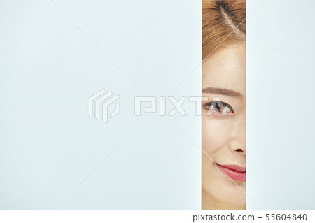 Paper, beauty, young woman 55604840