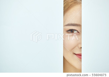 Paper, beauty, young woman Paper, beauty, young woman 55604873