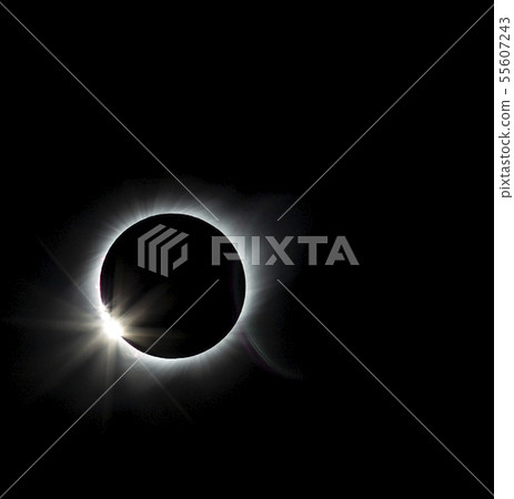 Solar Eclipse Seconds Before Totality Seen From Vacuna Chile on July 2, 2019 Solar Eclipse Seconds Before Totality Seen From Vacuna Chile on July 2, 2019 55607243