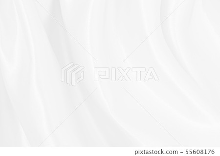 White silk satin background smooth texture White silk satin background smooth texture 55608176