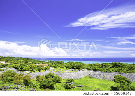 Okinawa World Heritage Site Nakijin Castle Ruins 55609142