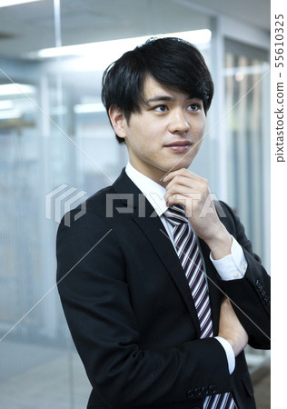 thinking businessman thinking businessman 55610325