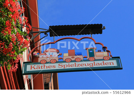 Rothenburg_decorative signboard_block train Rothenburg_decorative signboard_block train 55612966