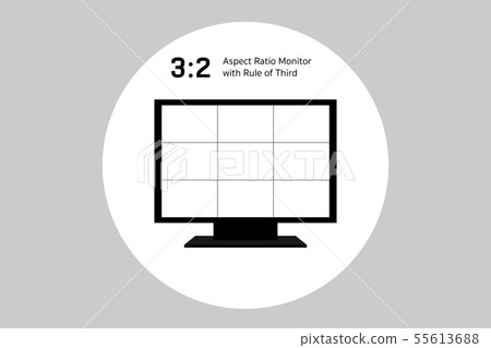 Rule of thirds with 3 by 2 aspect ratio monitor Rule of thirds with 3 by 2 aspect ratio monitor 55613688