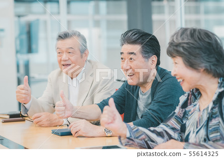 senior, person, convention 55614325