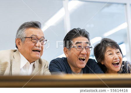aged, elderly, senior citizen 55614416