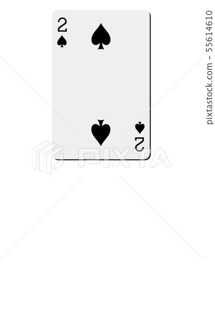 Playing cards spade 2 55614610