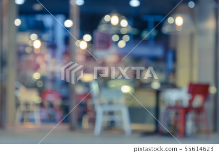 Abstract blur cafe bokeh background 55614623
