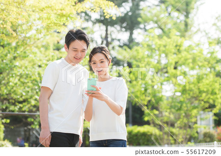 Gender couple image outdoors Gender couple image outdoors 55617209