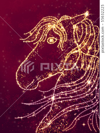 Horse shaped dots 55632225