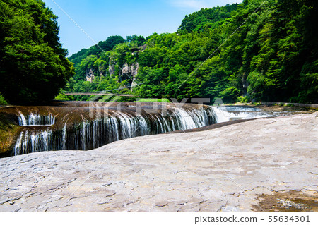 Gunma Prefecture Fukiwaro Falls Promenade and Fukiwari Bridge 55634301