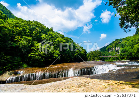 Gunma Prefecture Fukiwaro Falls Promenade and Fukiwari Bridge 55637371