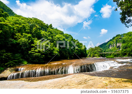 Gunma Prefecture Fukiwaro Falls Promenade and Fukiwari Bridge 55637375