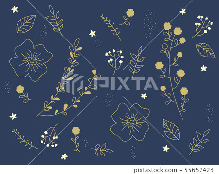 Gold plant vector illustration Gold plant vector illustration 55657423