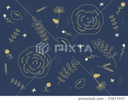 Gold plant vector illustration Gold plant vector illustration 55657447