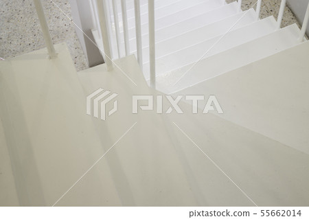 Light interior living room with staircase Light interior living room with staircase 55662014