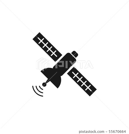 Satellite icon design template vector isolated - Stock Illustration ...