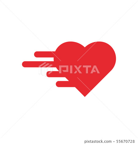 Love heart icon design template vector isolated - Stock Illustration ...