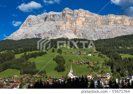 Sasso di Santa Croce in eastern Dolomites, Badia Sasso di Santa Croce in eastern Dolomites, Badia 55671764
