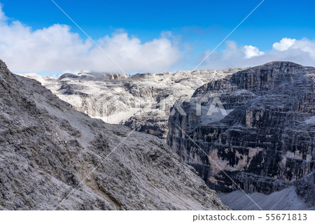 The Sass Pordoi is a relief of the Dolomites, in The Sass Pordoi is a relief of the Dolomites, in 55671813