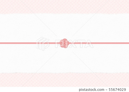 新年卡日本紙Mizuhiki背景Kanoko 新年卡日本紙Mizuhiki背景Kanoko 55674029