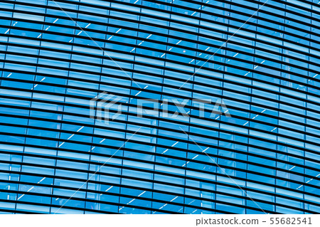 Beautiful business office building skyscraper with window glass Beautiful business office building skyscraper with window glass 55682541