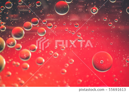 Red abstract background picture made with oil, Red abstract background picture made with oil, 55691613