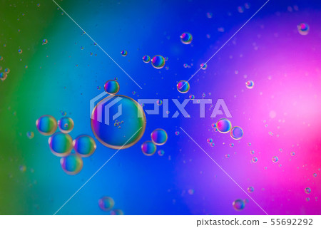 Rainbow abstract background picture made with oil, Rainbow abstract background picture made with oil, 55692292