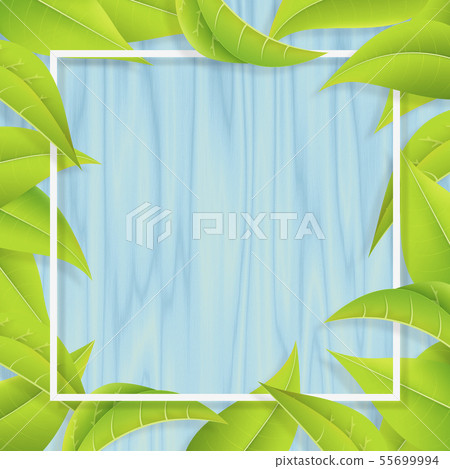 Green-Leaf-Leaf-Frame-Fresh Green-Shiroki 55699994